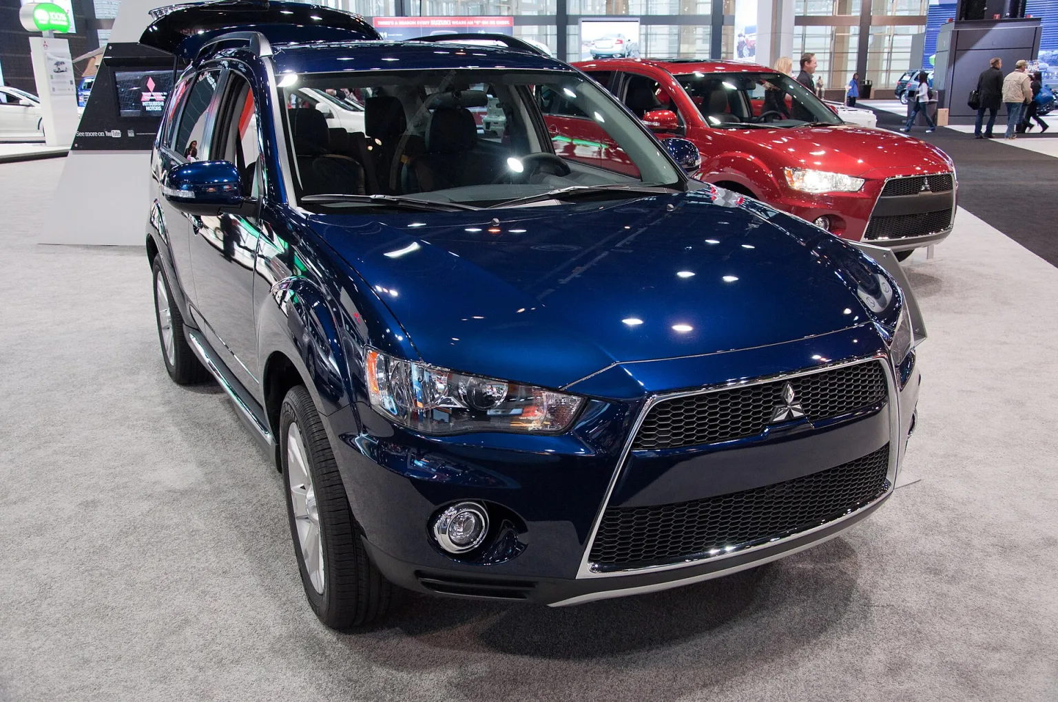 2012 Mitsubishi Outlander parked on the street