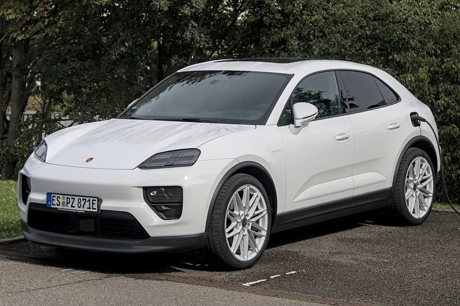 Porsche Macan SUV parked on the street