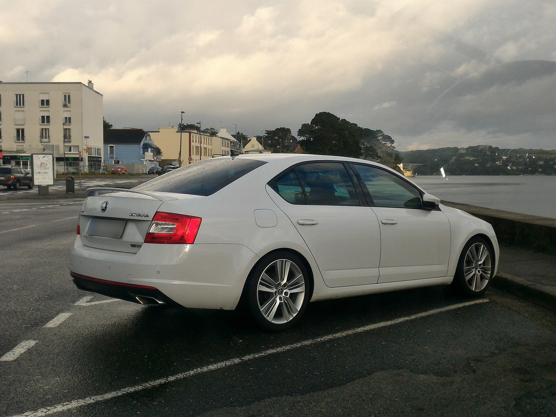 Skoda Octavia RS third generation in standard press photo setting