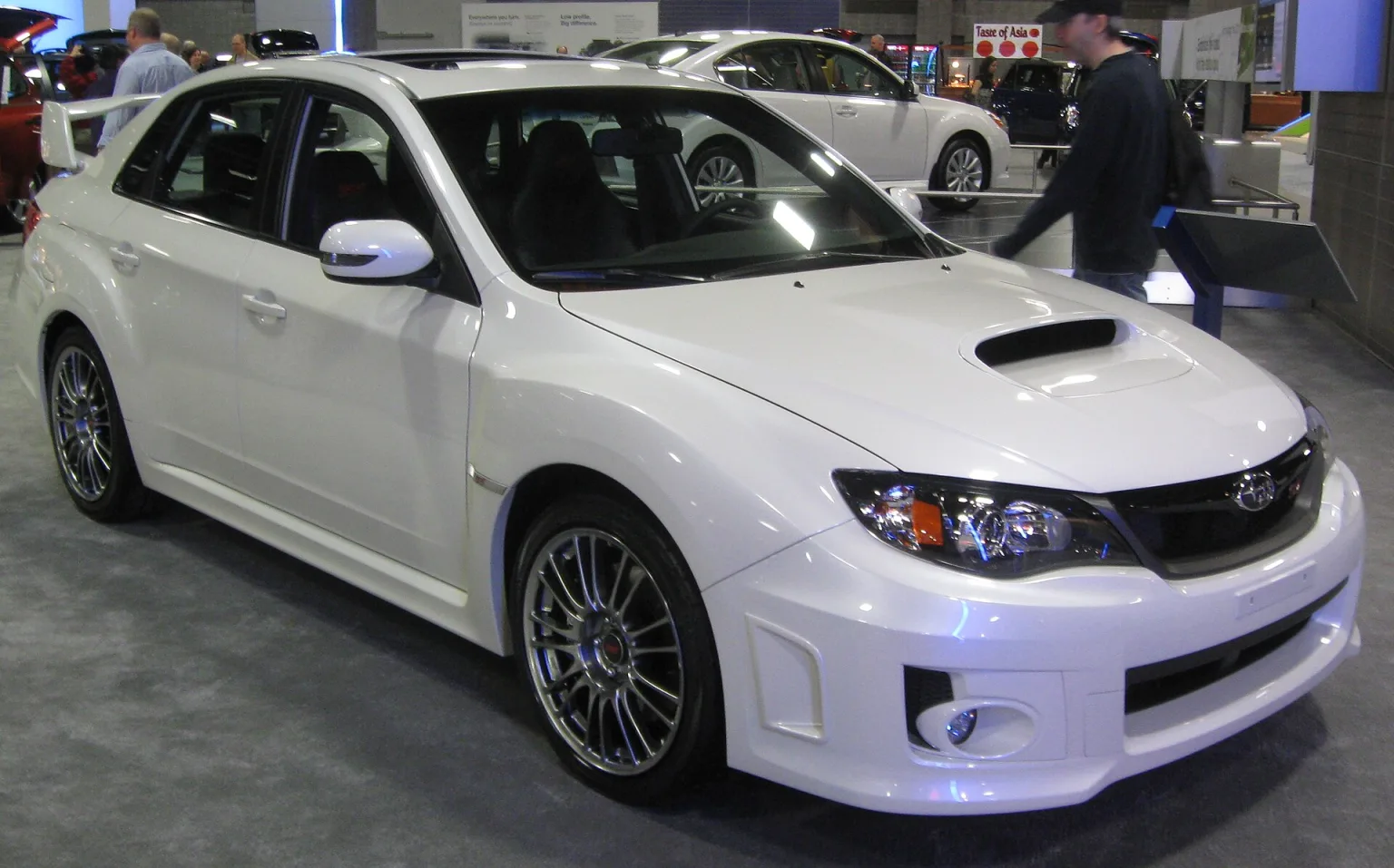 2011 Subaru Impreza WRX STI sedan, front view