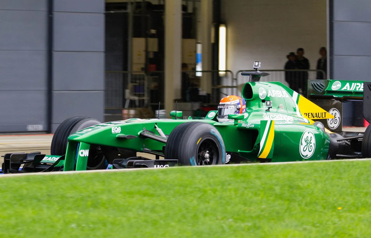 Caterham F1 car on track