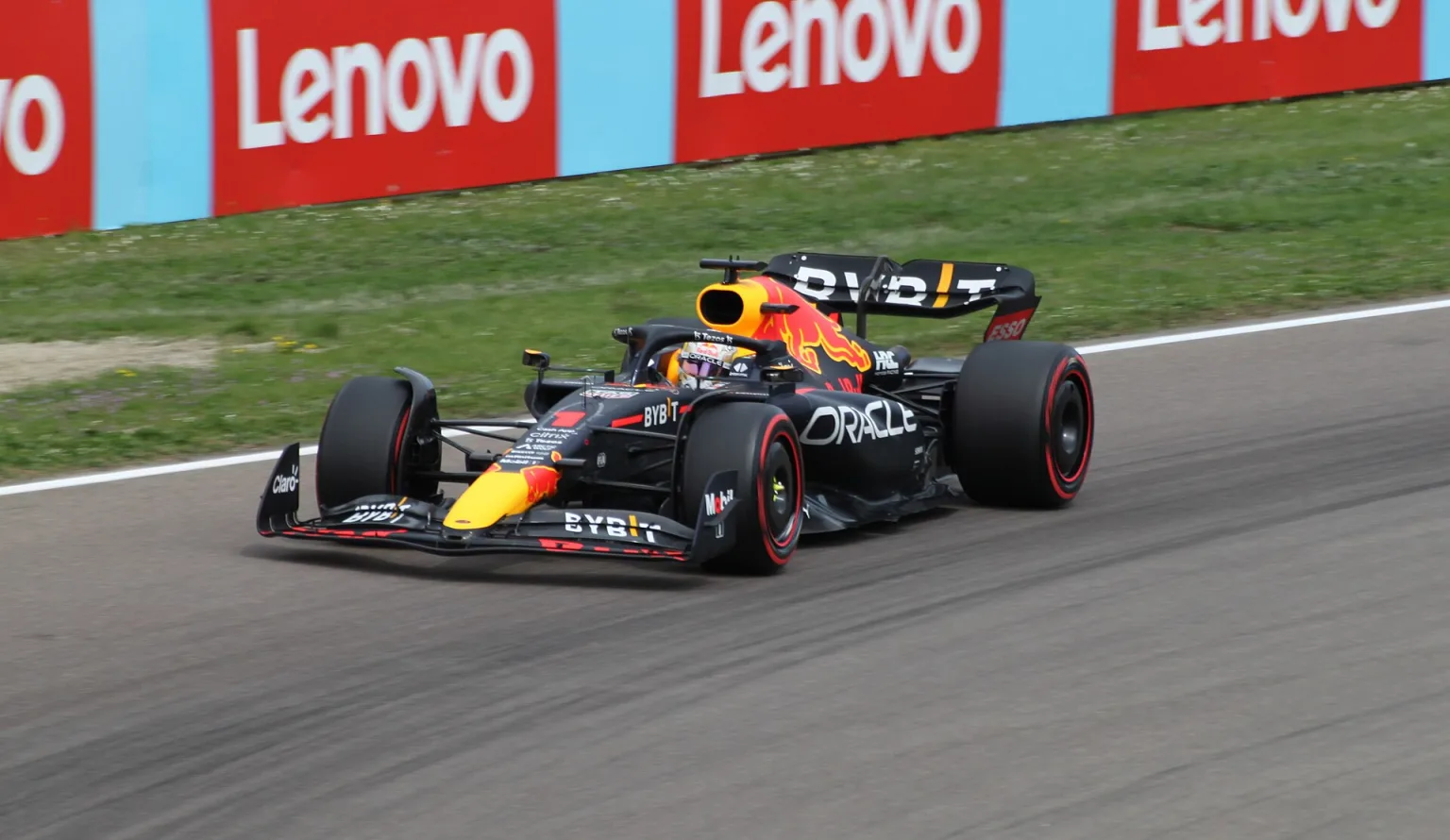 Max Verstappen in a Red Bull Racing suit